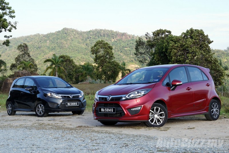 2014 Proton Iriz 1.3 Executive & 2014 Proton Iriz 1.6 Premium compared