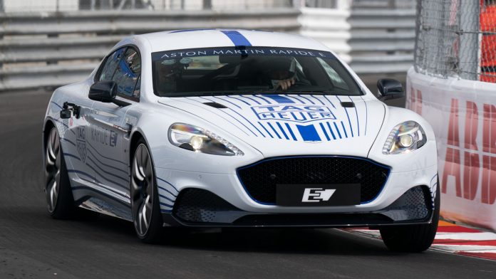 2019 Aston Martin Rapide E EV Dyanmic Debut at Monaco