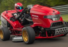 This is the fastest accelerating lawnmower in the world!