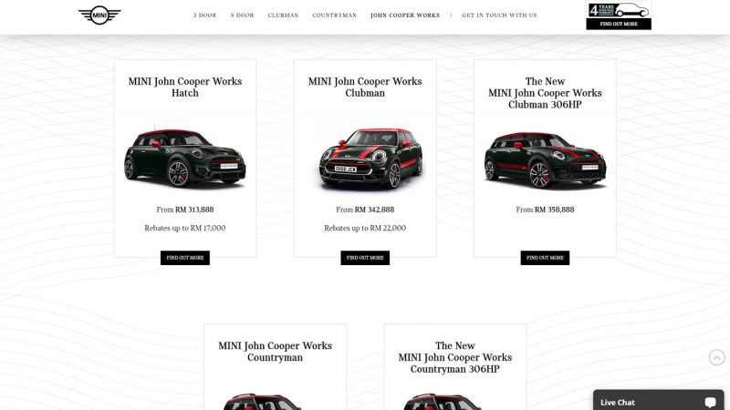 Auto Bavaria digital showroom - MINI
