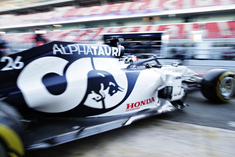 Honda's hybrid technology powers the Scuderia AlphaTauri Formula 1 Cars