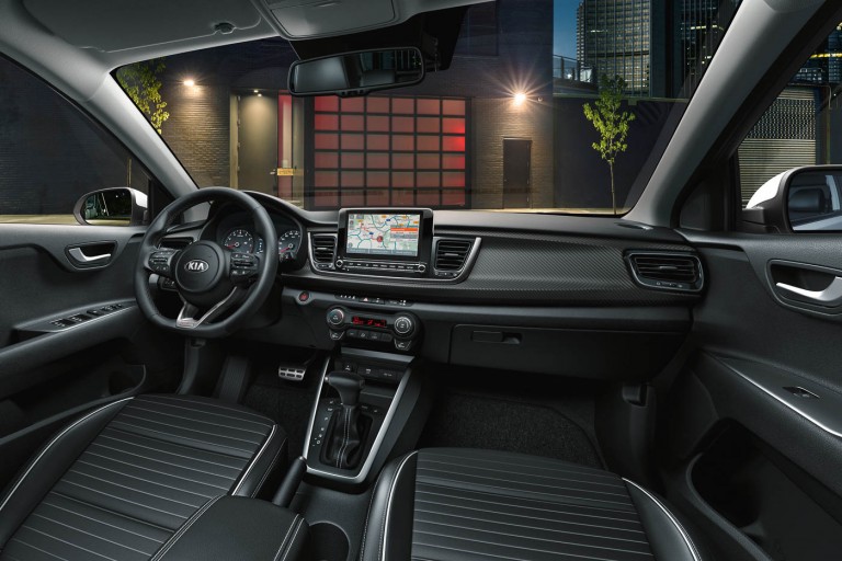 Updated Kia Rio interior