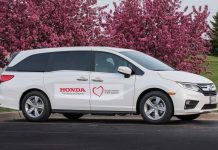 Honda modified 10 Odyssey MPVs to transport healthcare workers and patients