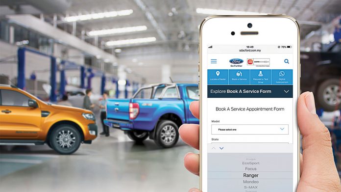 You can now book your service appointments with Ford online