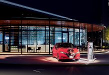 Nissan accepts electricity as payment for parking at the new Nissan Pavilion