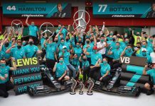 Mercedes-AMG Petronas becomes first team in F1 history to win seven championships in a row!