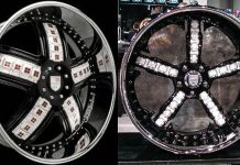 These were once the most expensive wheels in the world, at RM8 million a set!