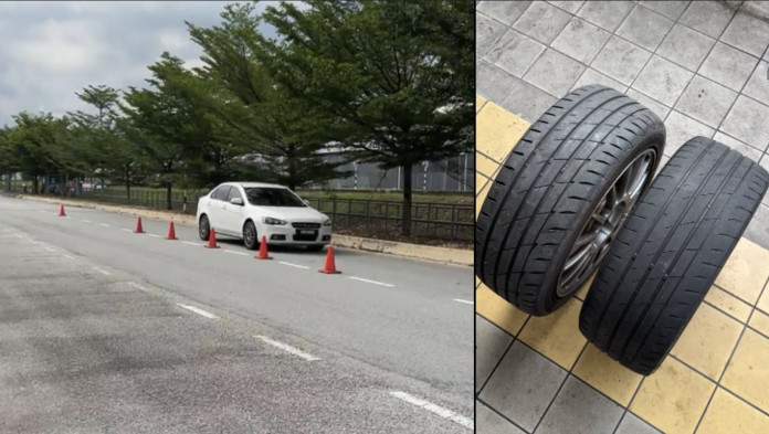Braking distance test - here's the difference between new and old tyres ...