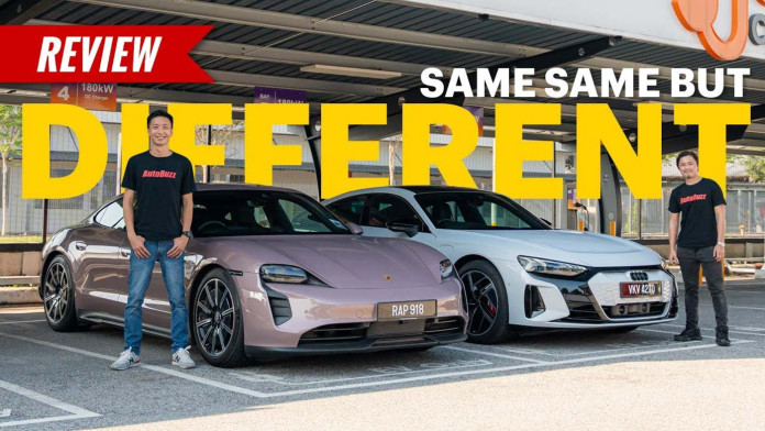 Porsche-Taycan-Audi-e-tron-GT-comparison-video