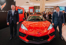 Chevrolet Corvette Stingray arrives in Singapore in world’s first dedicated Corvette showroom